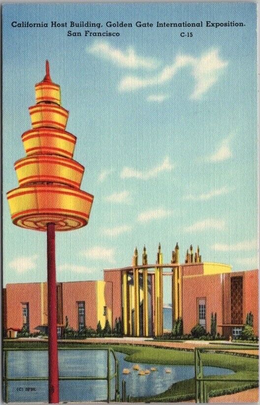 1939 GGIE Expo San Francisco WF Postcard 