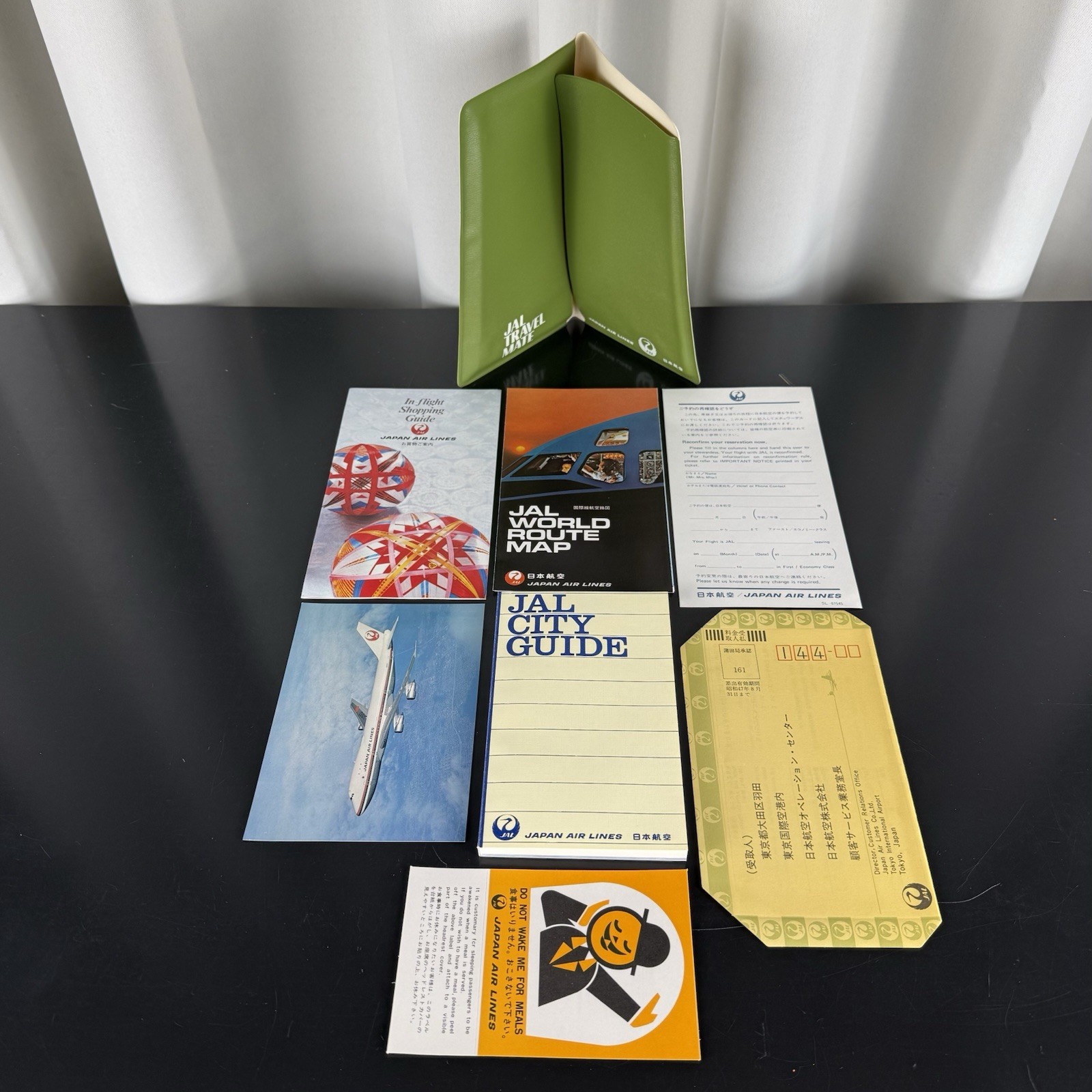 Vintage 1960s Japan Air Lines JAL Travel Mate - City Guide, Postcard, Route Maps Vintage 1960s Japan Air Lines JAL Travel Mate - City Guide, Postcard, Route Maps