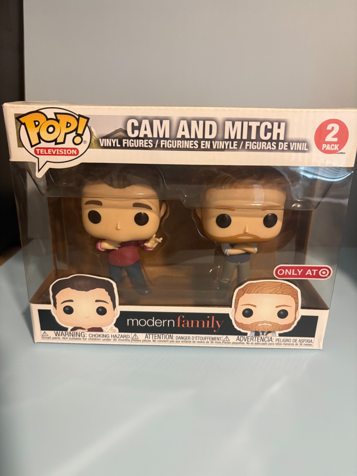Funko Pop Cam and Mitch 2-Pack Target Exclusive Modern Family Funko Pop Cam and Mitch 2-Pack Target Exclusive Modern Family