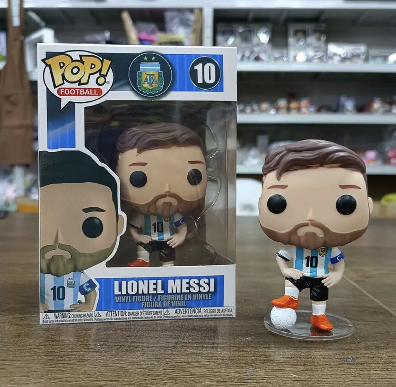 Lionel messi #10 Funko Team Argentina  Toy Children Football Gift Soccer