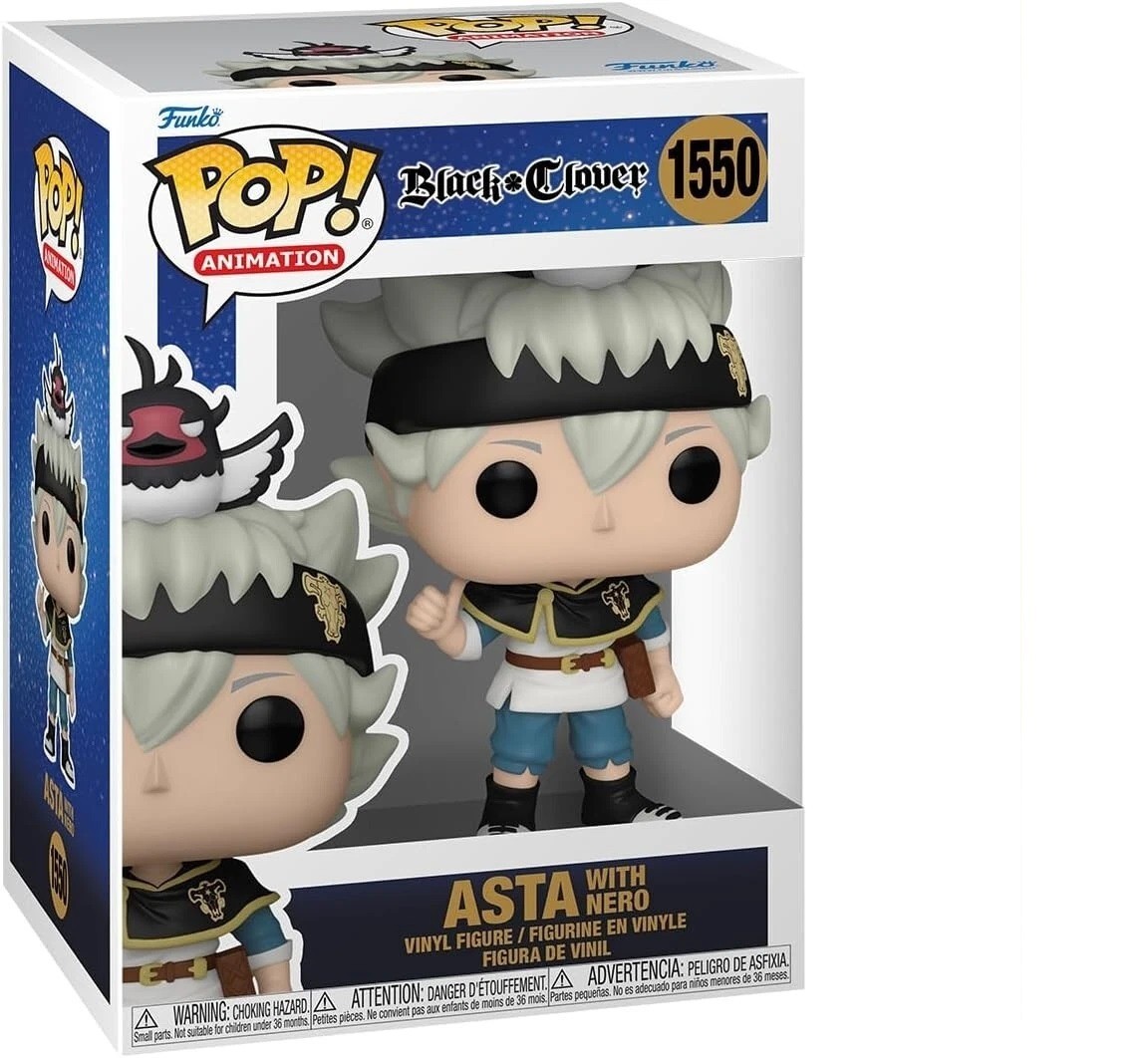 Black Clover Pick Your Figure - Funko Pop Animation - NIB Black Clover Pick Your Figure - Funko Pop Animation - NIB
