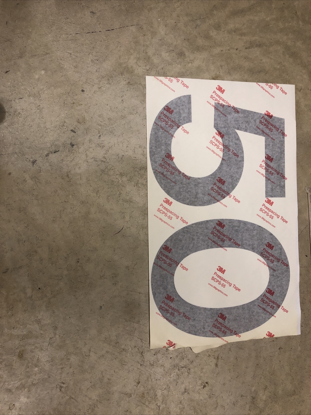 3M Large Vinyl Numbers Authentic Subway / Bus Transit RARE DC METRO Fifty 50 3M Large Vinyl Numbers Authentic Subway / Bus Transit RARE DC METRO Fifty 50