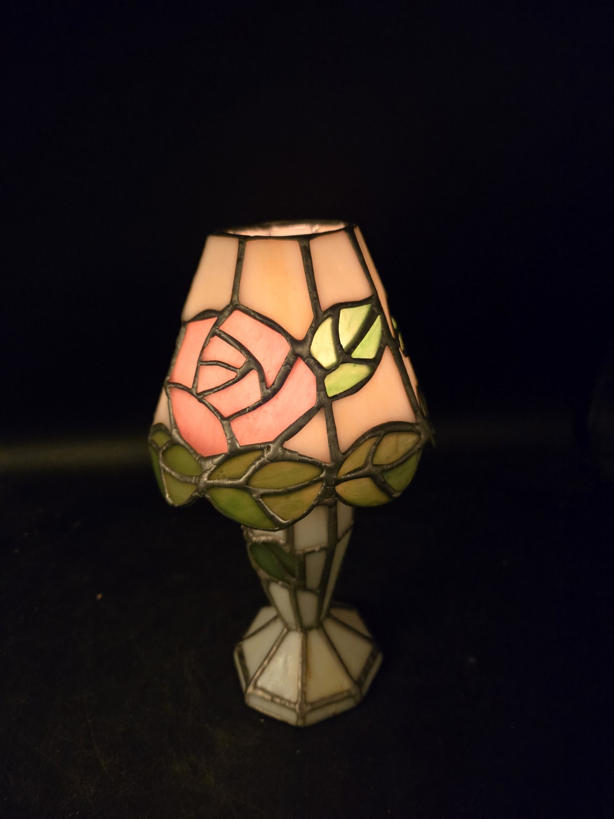 Royal Limited Candle Holder With Stained Glass Rose 8 Royal Limited Candle Holder With Stained Glass Rose 8