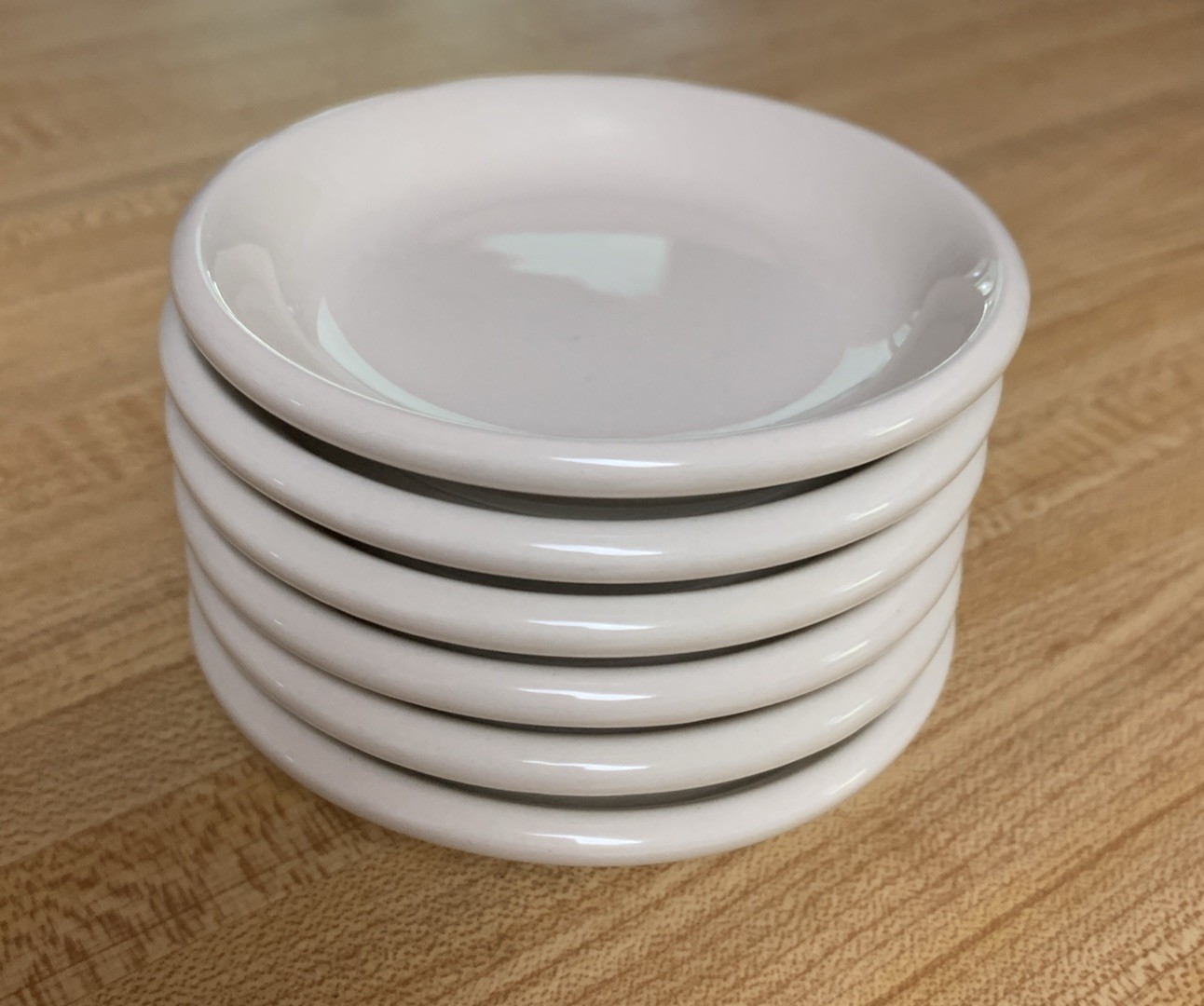 Set Of 6 Vintage Primitive Style Chunky Butter Pats White 3 1/4” Farmhouse Set Of 6 Vintage Primitive Style Chunky Butter Pats White 3 1/4” Farmhouse