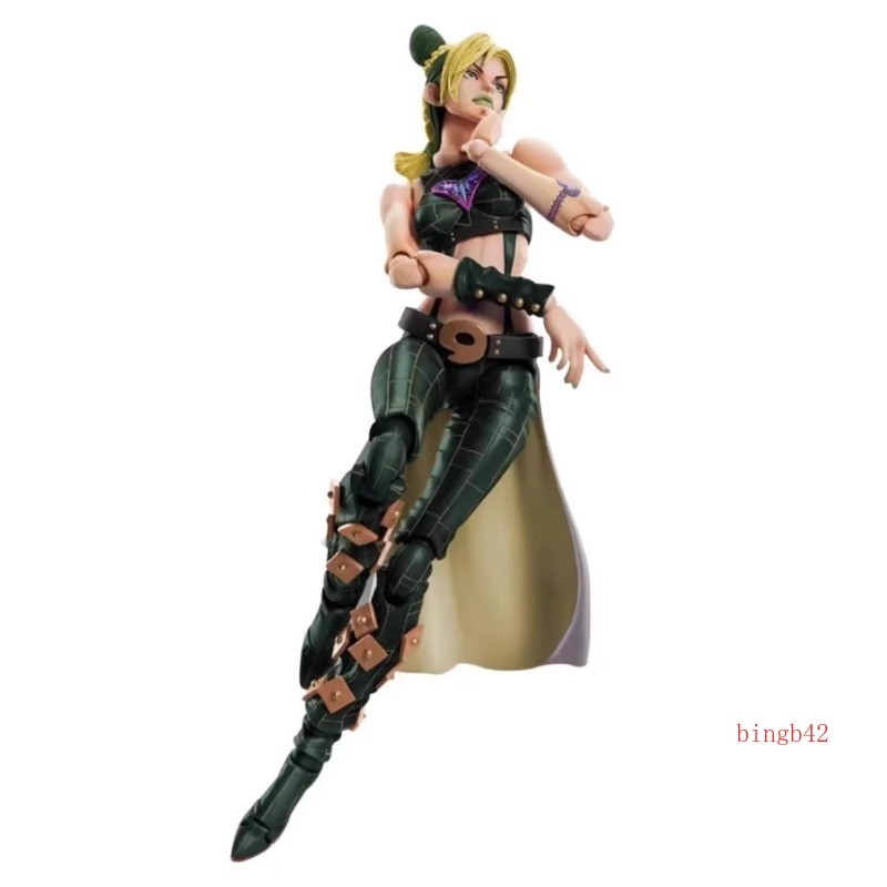 Anime JoJo's Bizarre Adventure Jolyne Cujoh Green Action Figure Model Gift New