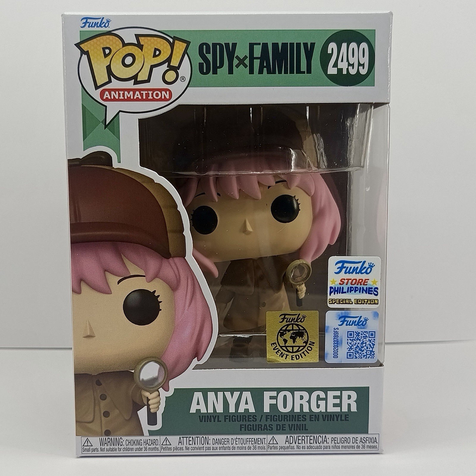 Funko POP Spy X Family Detective Anya Forger #2499 Global Edition Exclusive Funko POP Spy X Family Detective Anya Forger #2499 Global Edition Exclusive