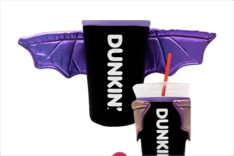 Dunkin' 2026 Limited Edition Bat Koozie, Batty Sleeve, Halloween, Dunkin Dunkin' 2026 Limited Edition Bat Koozie, Batty Sleeve, Halloween, Dunkin