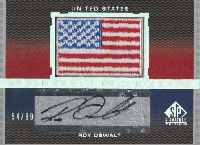 Roy Oswalt 2012 UD SP Signature Edition U.S. autograph auto card PN-RO /99