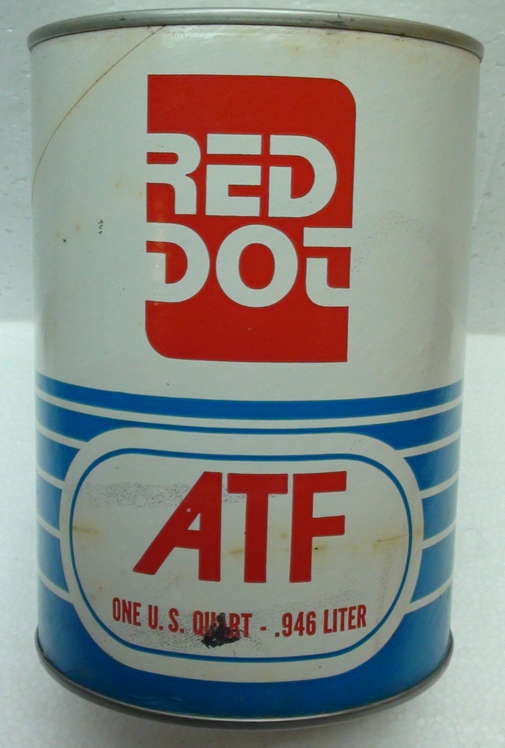 Vintage RED DOT ATF Quart Can RELIABLE OIL Co. DENVER Colorado Hard to Find Vintage RED DOT ATF Quart Can RELIABLE OIL Co. DENVER Colorado Hard to Find