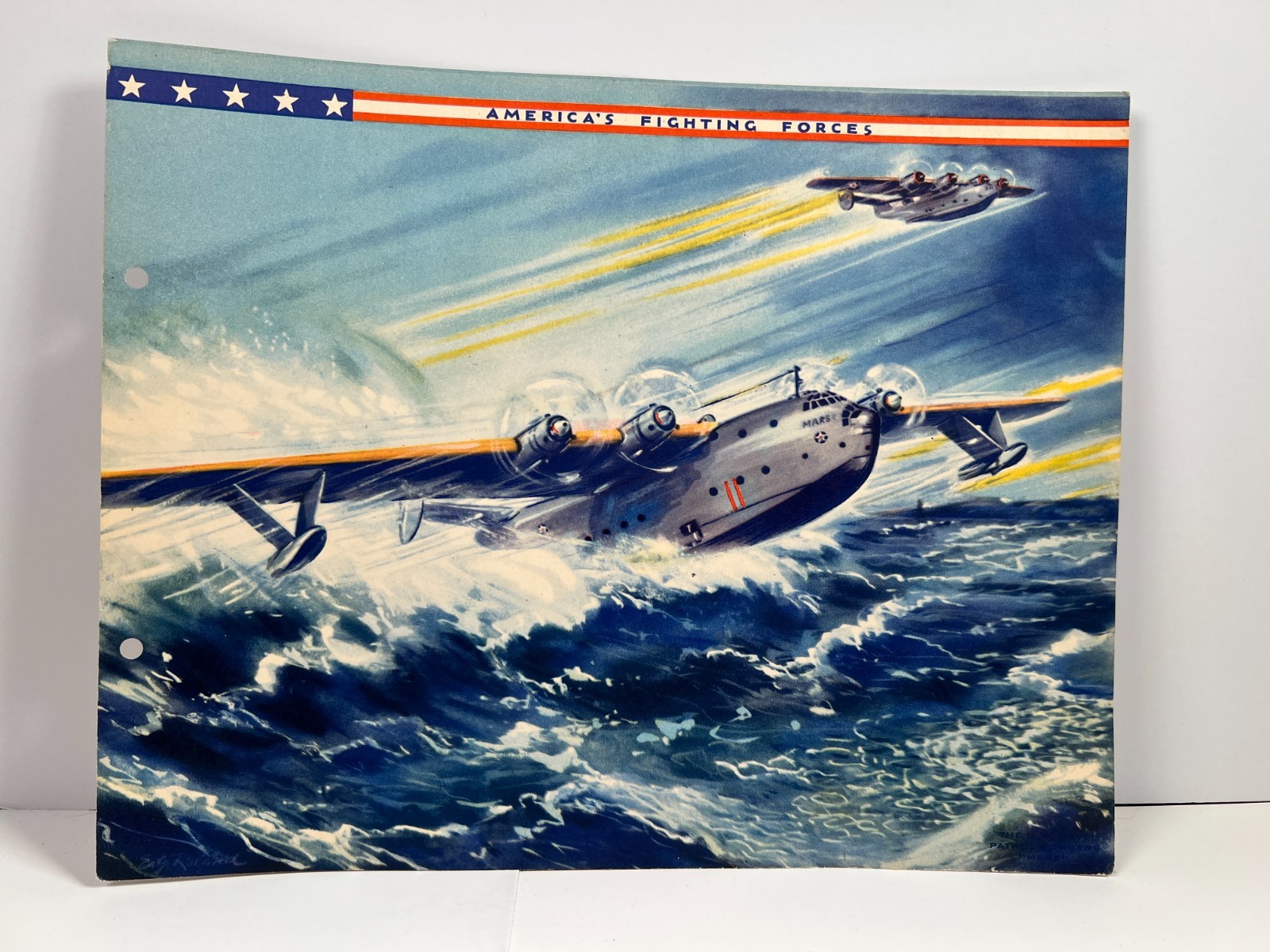 1942 Dixie Cup Americas Fighting Forces: Patrol Bombers US Navy🔥