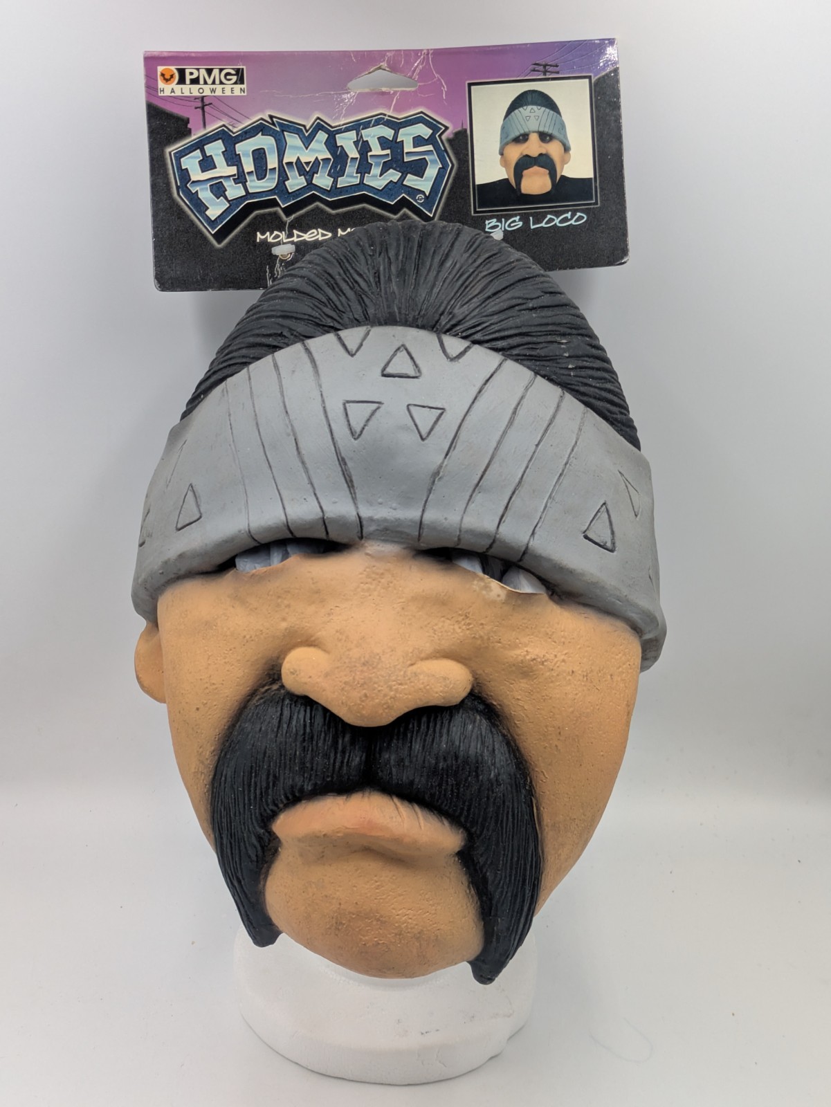Vintage 2005 Homies Mask Big Loco Paper Magic Group PMG Halloween Vinyl NOS New Vintage 2005 Homies Mask Big Loco Paper Magic Group PMG Halloween Vinyl NOS New