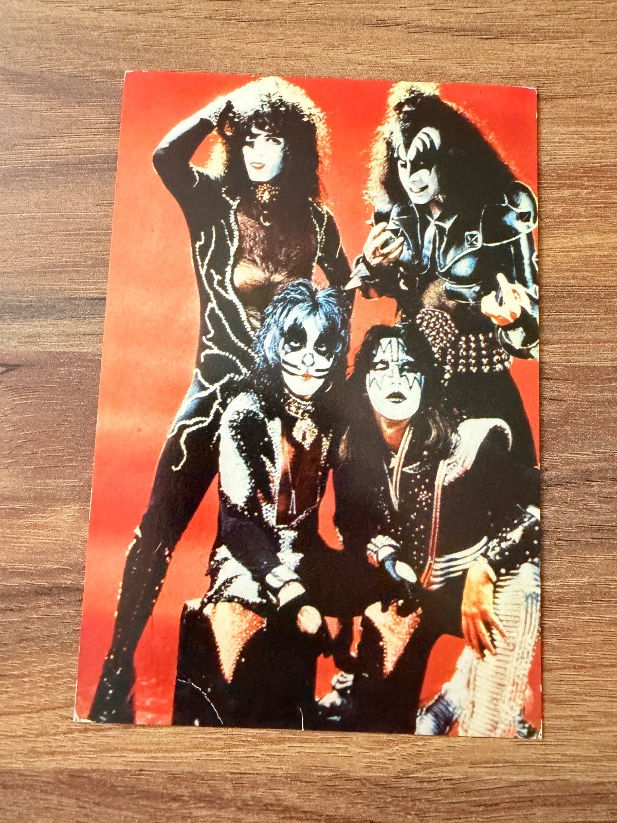 Rare KISS Vintage Turkish Postcard Gene Simmons Paul Stanley Rock Collectible Rare KISS Vintage Turkish Postcard Gene Simmons Paul Stanley Rock Collectible