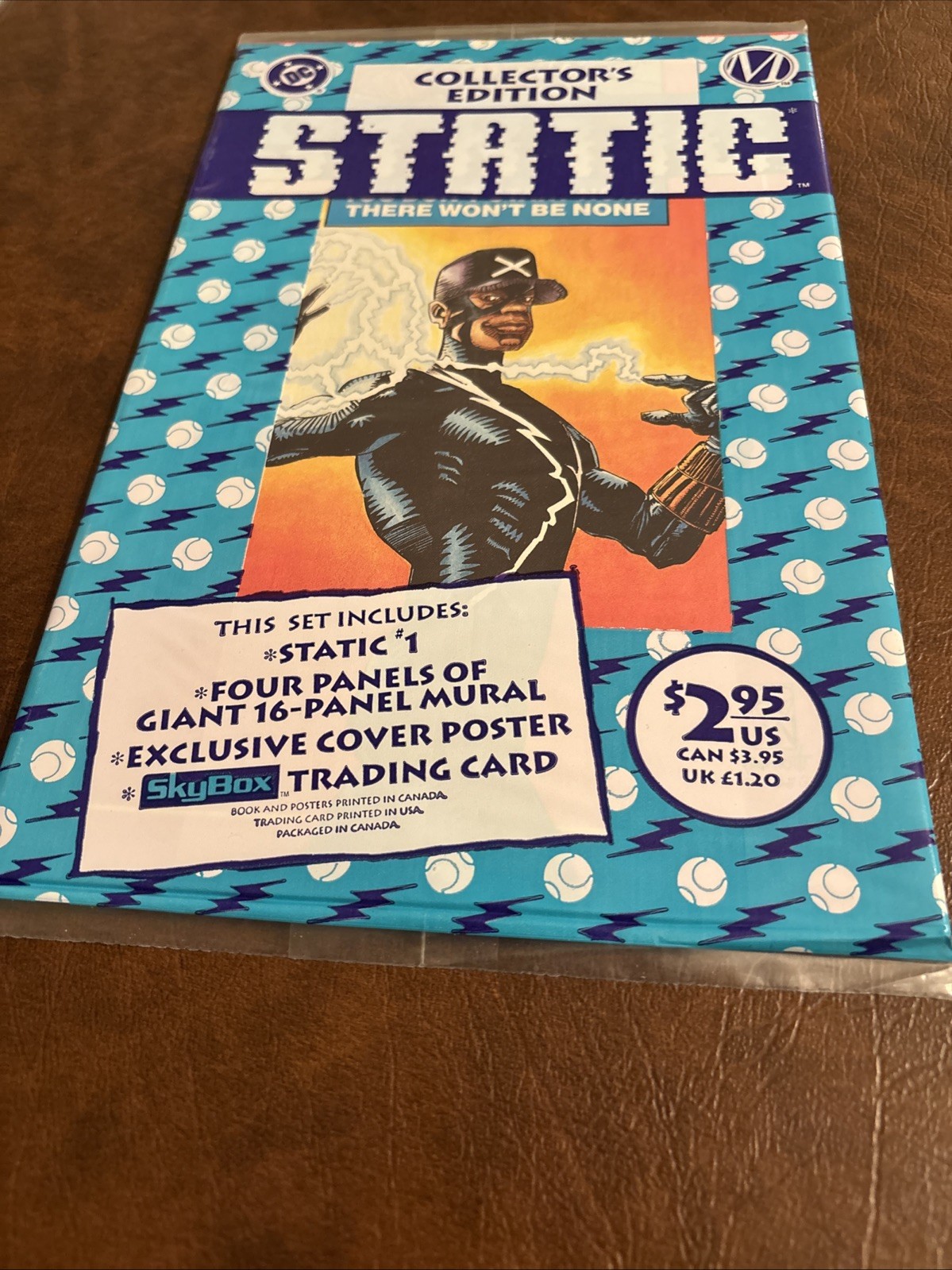 Static # 1 Key 1st Appearance 1993 Sealed Polybag DC Comics Shock-VG++NEW