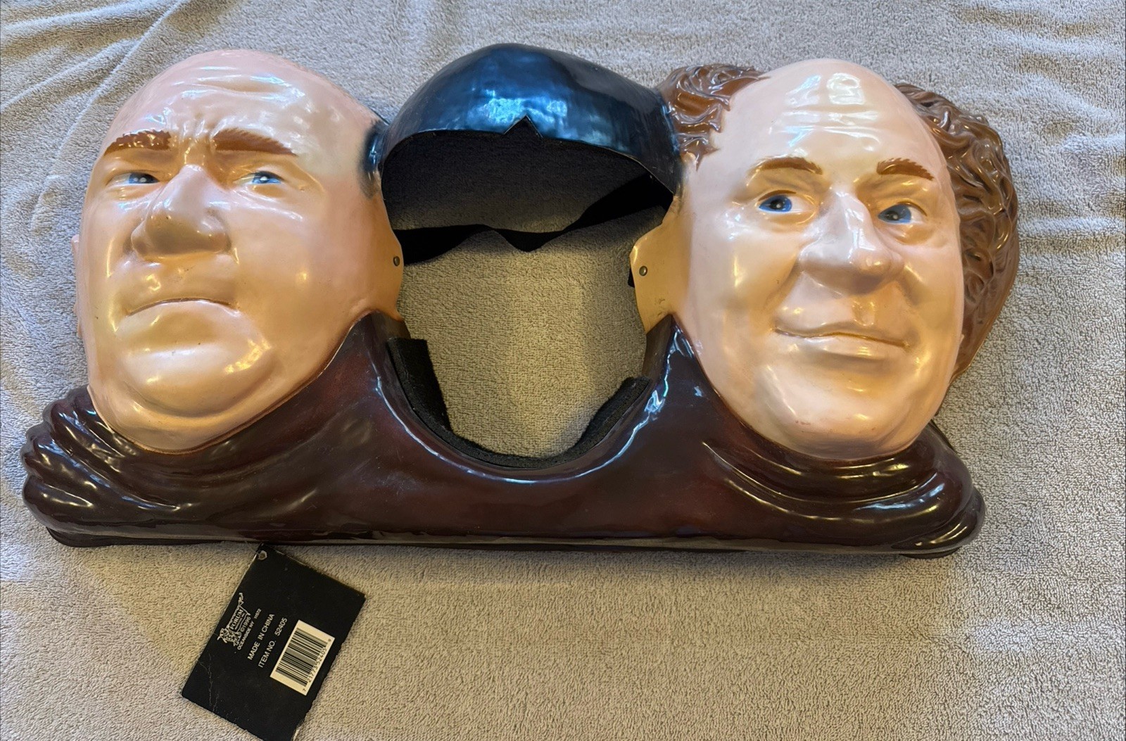 VINTAGE THE THREE STOOGES LARRY, MOE, & CURLY MASK - Adult Size - RARE NEW W TAG