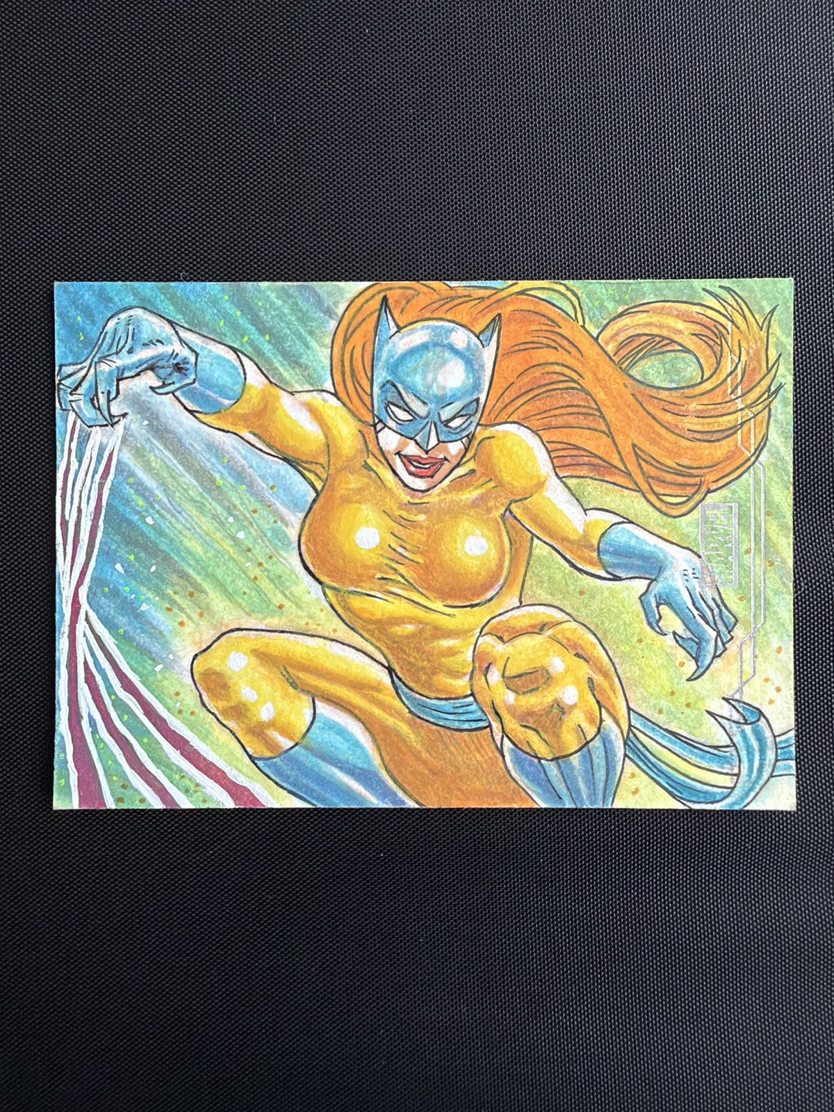 2026 Topps Marvel Neon Hellcat Sketch 1/1 Artist Auto Card By jrjj - PACK FRESH