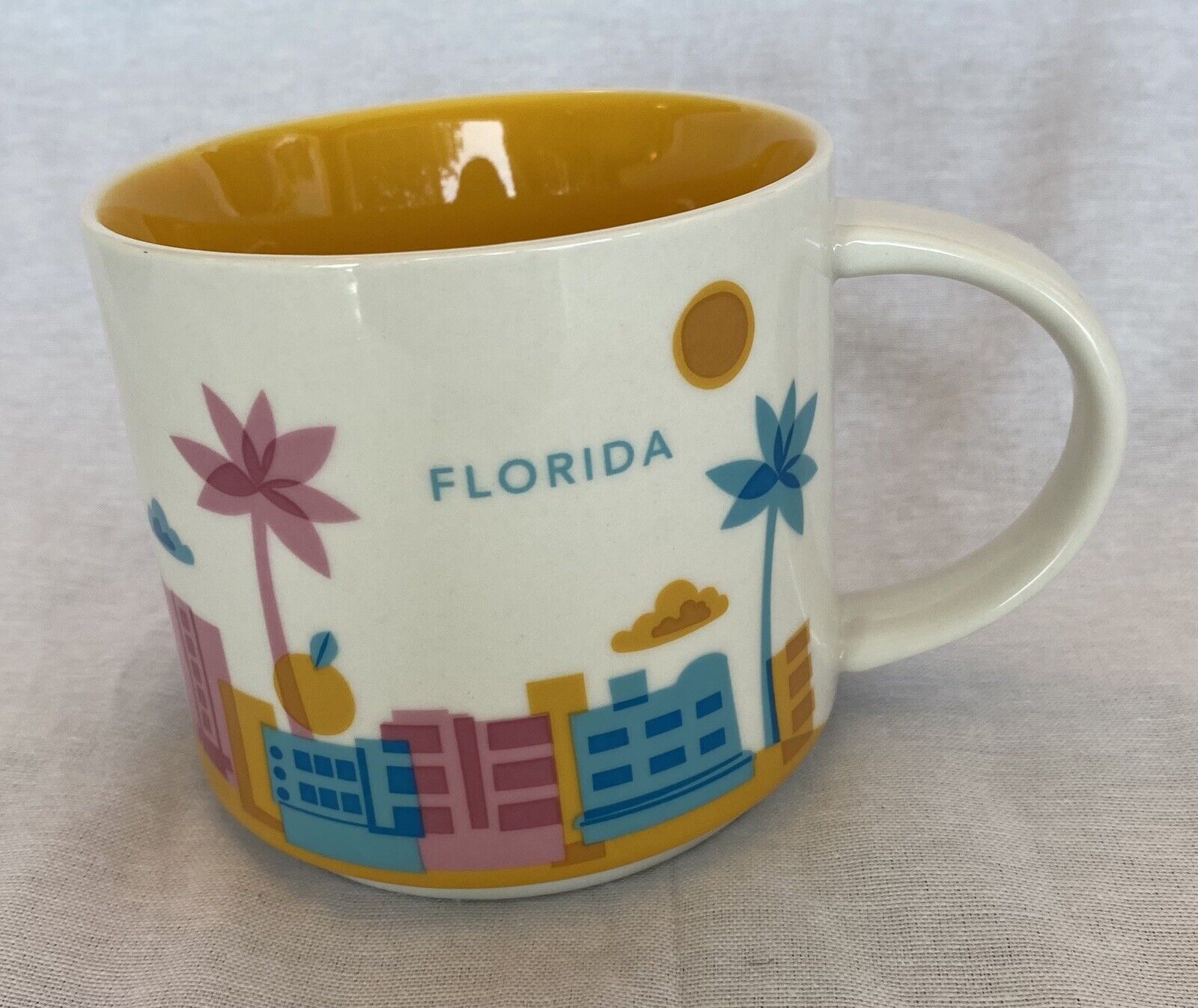 Starbucks 2015 Florida You Are Here Collection Coffee Mug Cup 14oz