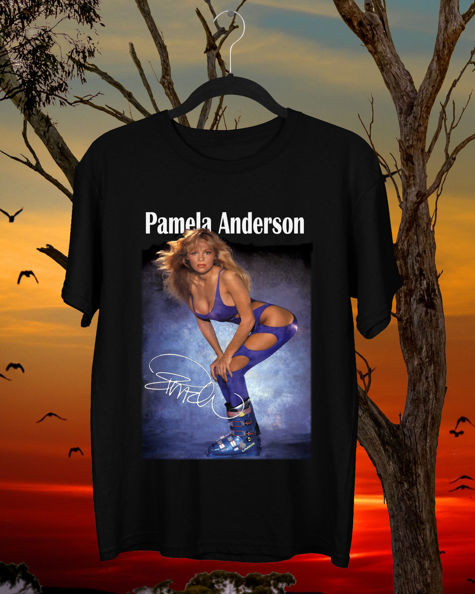 Rare Pamela Anderson Band Gift For Fan Unisex T- Shirt All Size S- 5XL UT142
