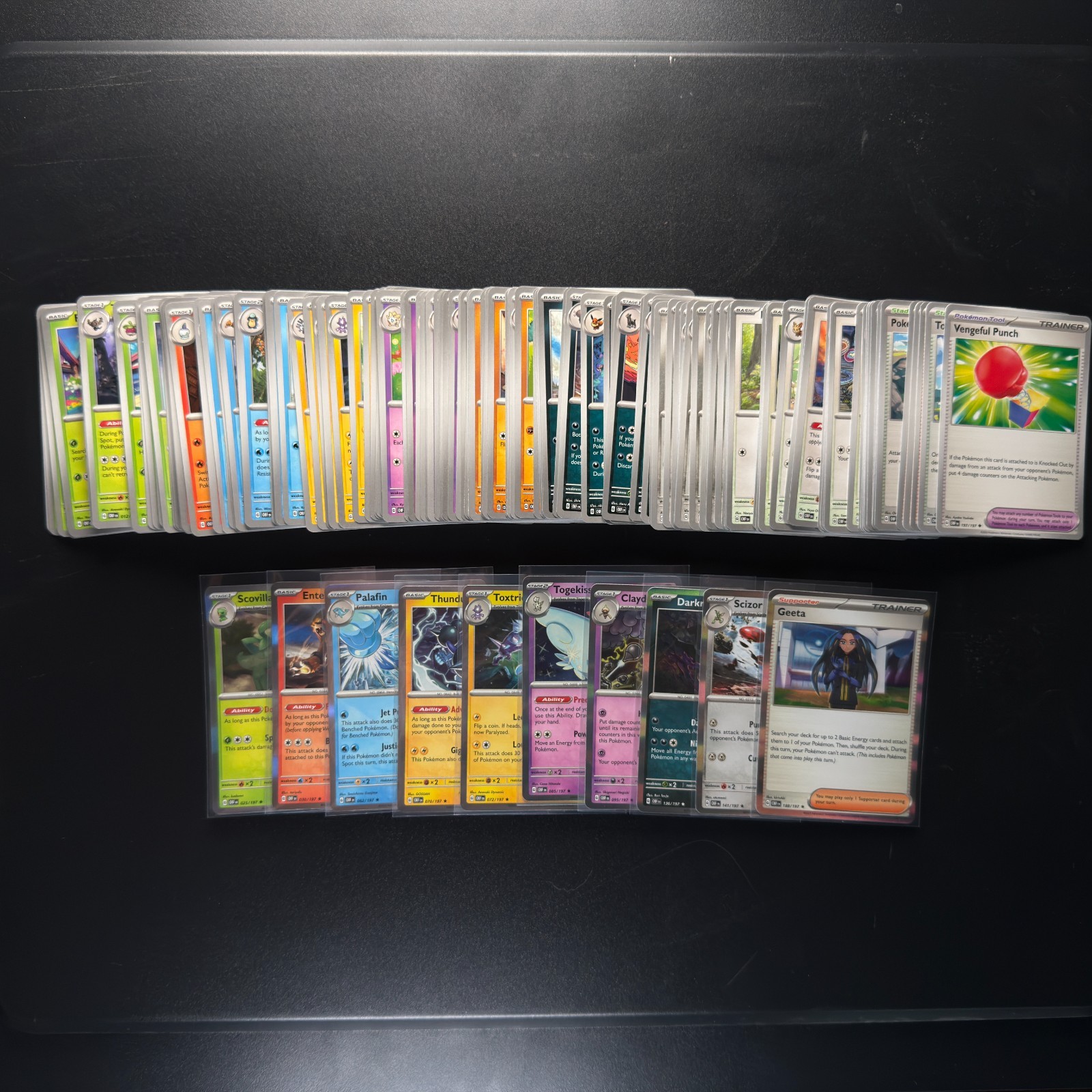 Pokemon TCG Obsidian Flames 100% Base Common/Uncommon/Holo Set - 176 Cards NM Pokemon TCG Obsidian Flames 100% Base Common/Uncommon/Holo Set - 176 Cards NM