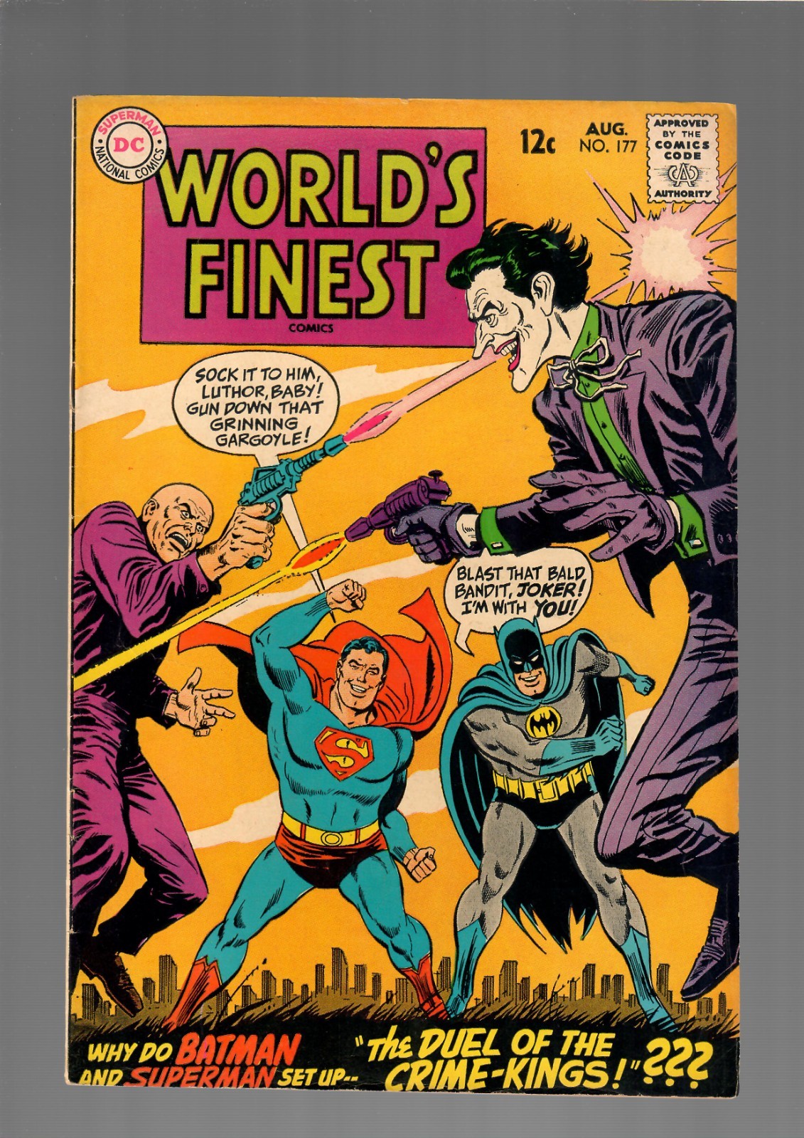 World\'s Finest Comics #177 FN+ 6.5 (DC Comics August 1968)