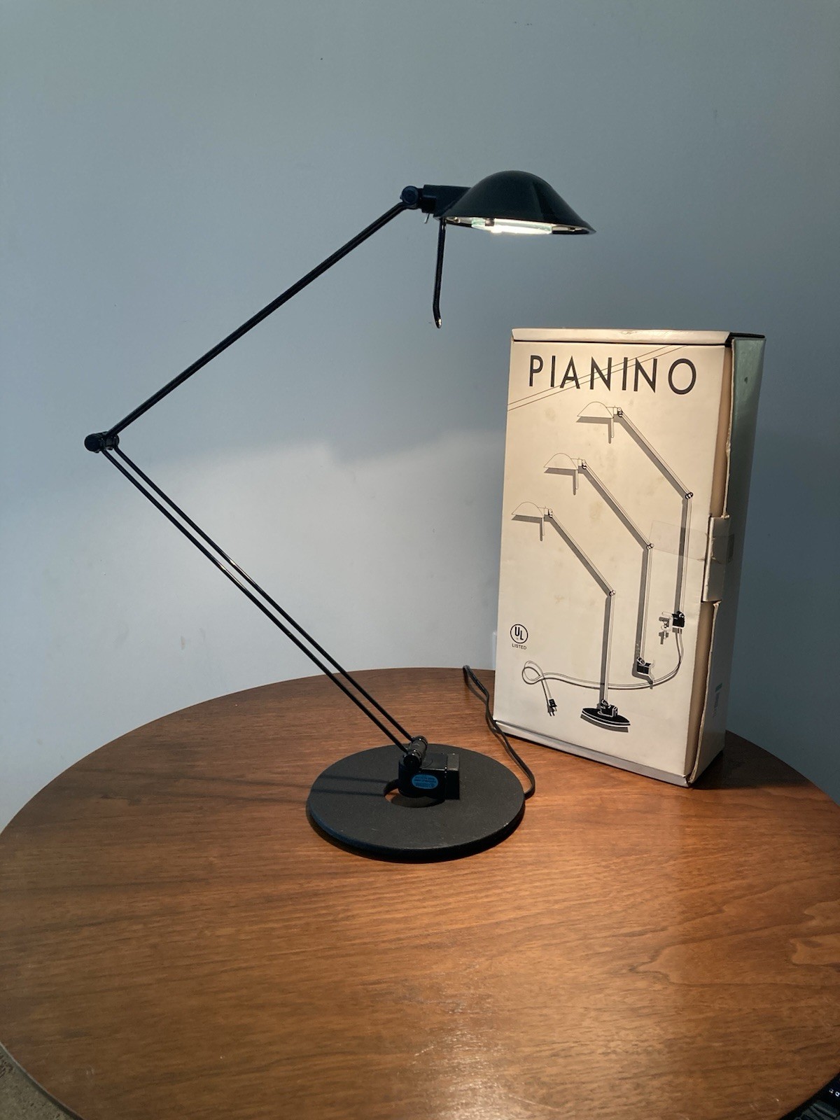 Vintage 1988 IKEA Pianino Lamp, All Parts and Packaging, Modernist Vintage 1988 IKEA Pianino Lamp, All Parts and Packaging, Modernist