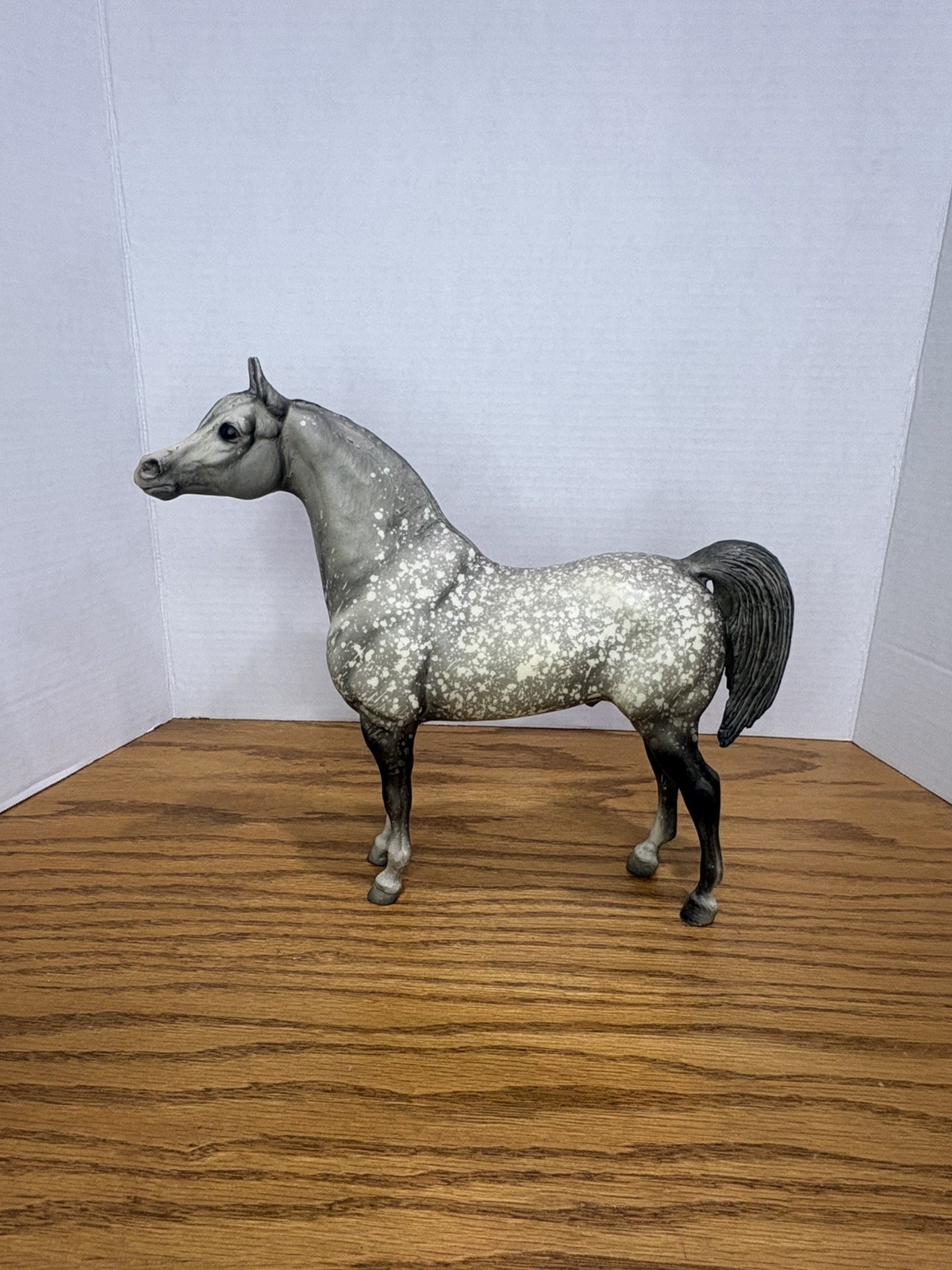 Vintage BREYER Molding Company Dapple Gray Horse Large 10x11 In. Very Good Vintage BREYER Molding Company Dapple Gray Horse Large 10x11 In. Very Good