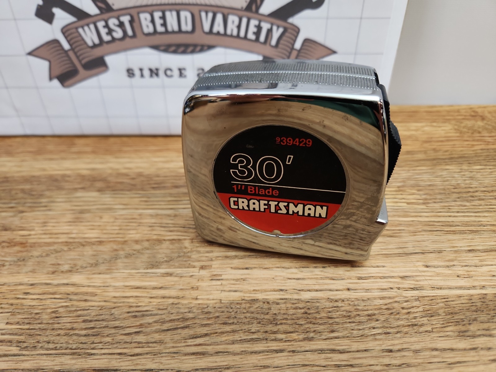 NOS Craftsman USA Nos 30’ Tape Measure 39429 Locking Tough Tip, USA Open Box