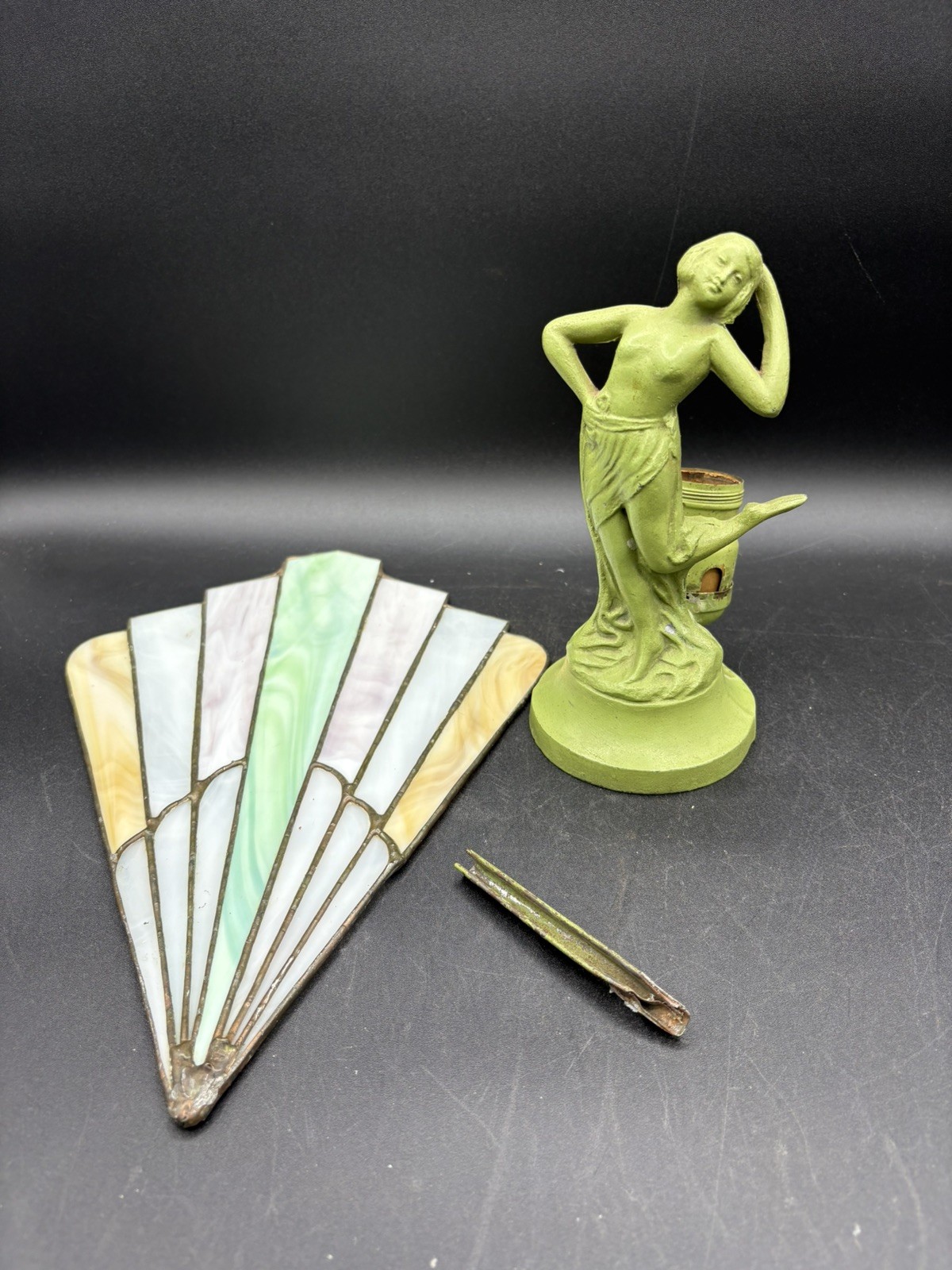 Frankart Art Deco Woman Lamp - AS IS (Read Description) Frankart Art Deco Woman Lamp - AS IS (Read Description)