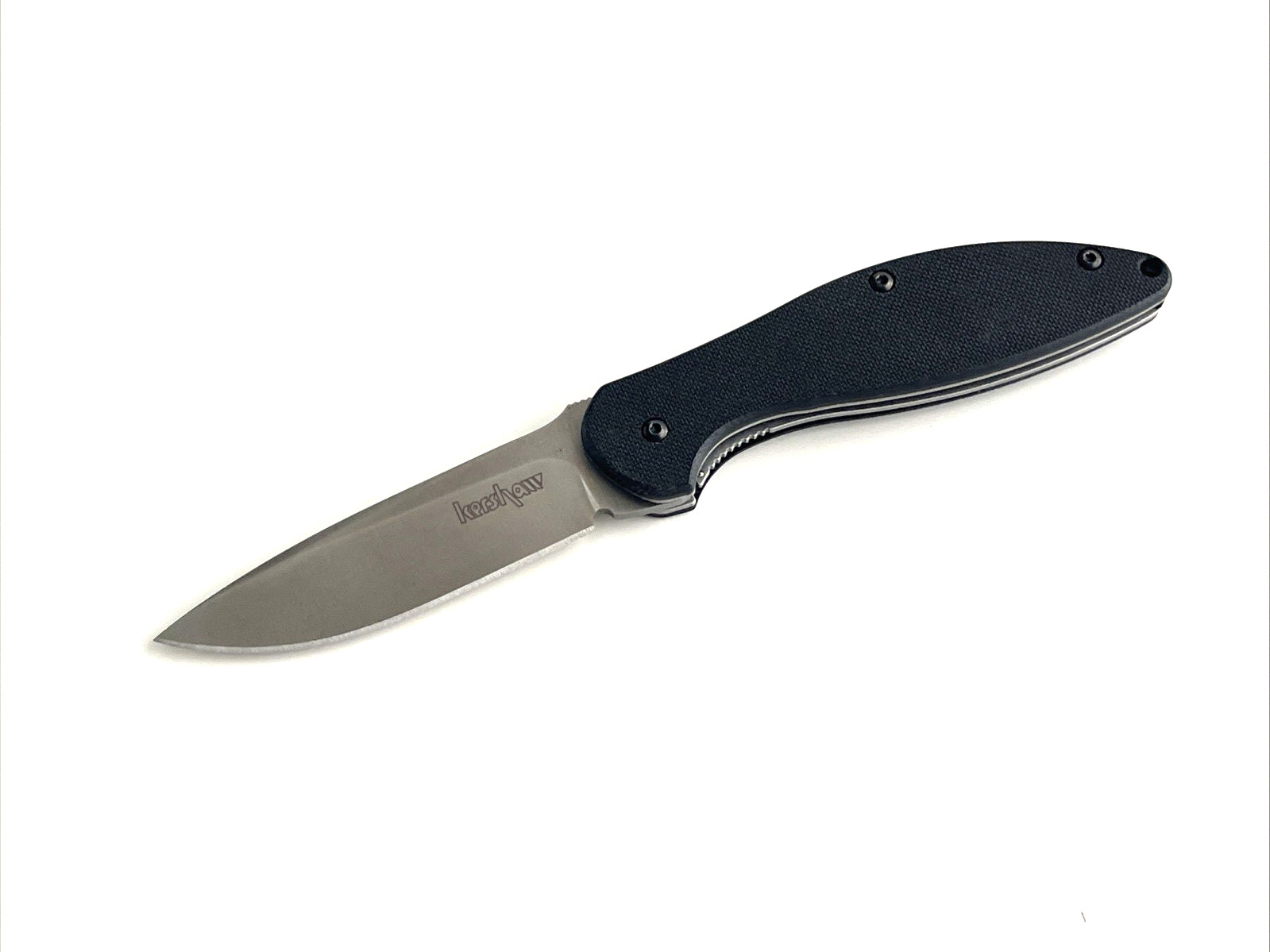 Kershaw 1740BLK Ener-G Folding Knife Sandvik 14C28N G-10 Handle USA Kershaw 1740BLK Ener-G Folding Knife Sandvik 14C28N G-10 Handle USA