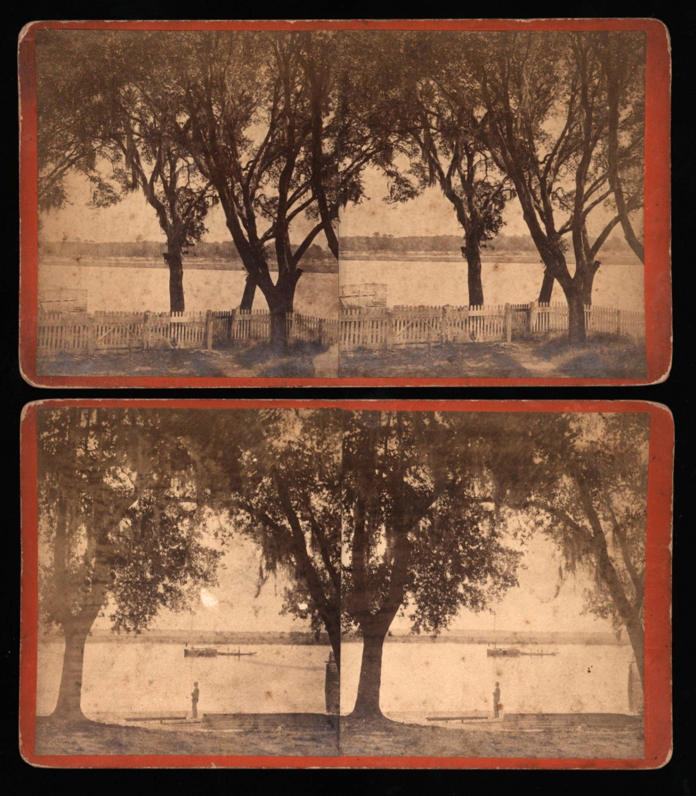39) ~ A pair of ~ Across the River, Ise of Hope, J.N. Wilson, Savannah, Georgia.