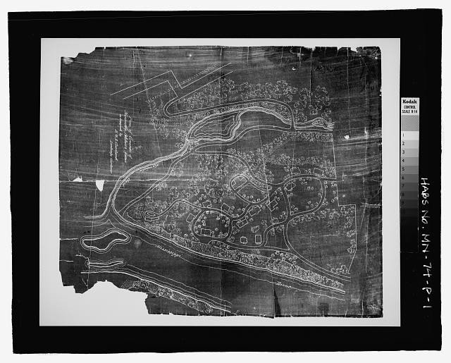 Photo:Minneapolis Minnesota Veterans Home 1888 Campus Plan Soldiers Home