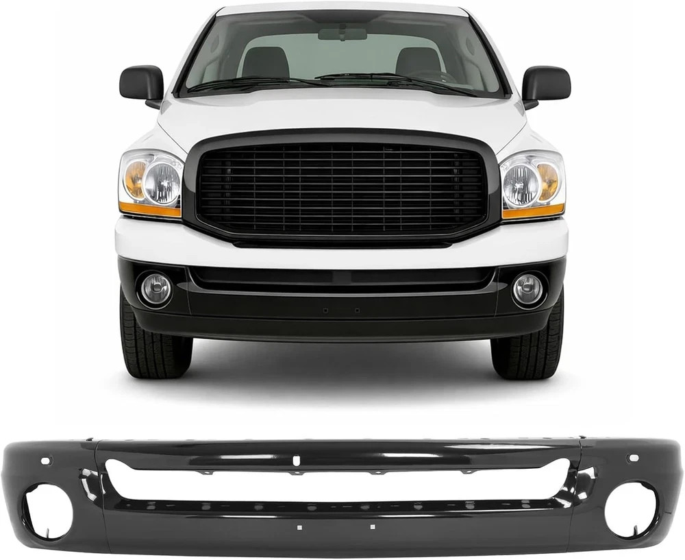 Front Bumper Face Bar Compatible with 2003-2010 Dodge Ram 1500 2500 3500 Bumper Front Bumper Face Bar Compatible with 2003-2010 Dodge Ram 1500 2500 3500 Bumper