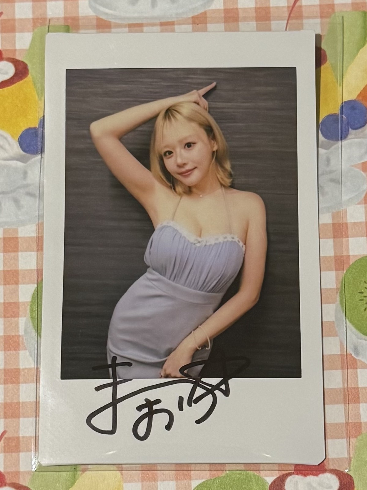 Mao Hamasaki Autograph Cheki Photo Limited Japanese