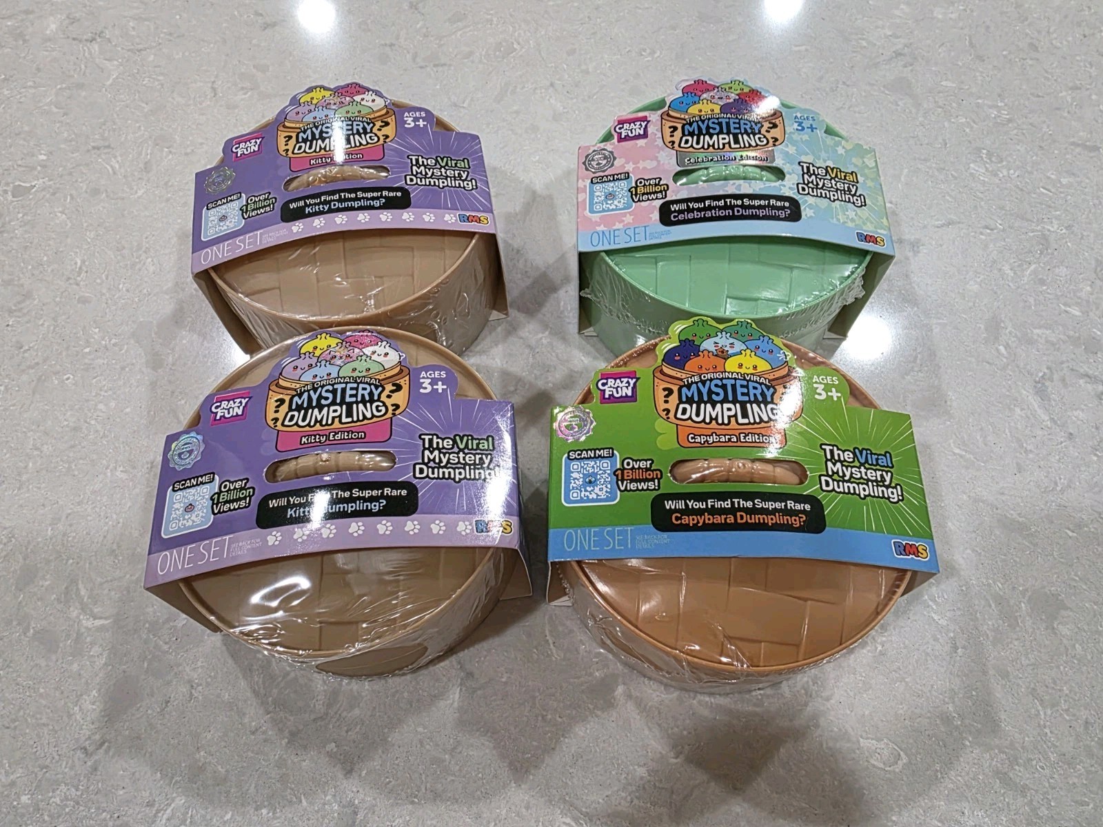 4x Lot New Kitty Dumpling Celebration Capybata Needoh Ploof Five Below Mystery 4x Lot New Kitty Dumpling Celebration Capybata Needoh Ploof Five Below Mystery