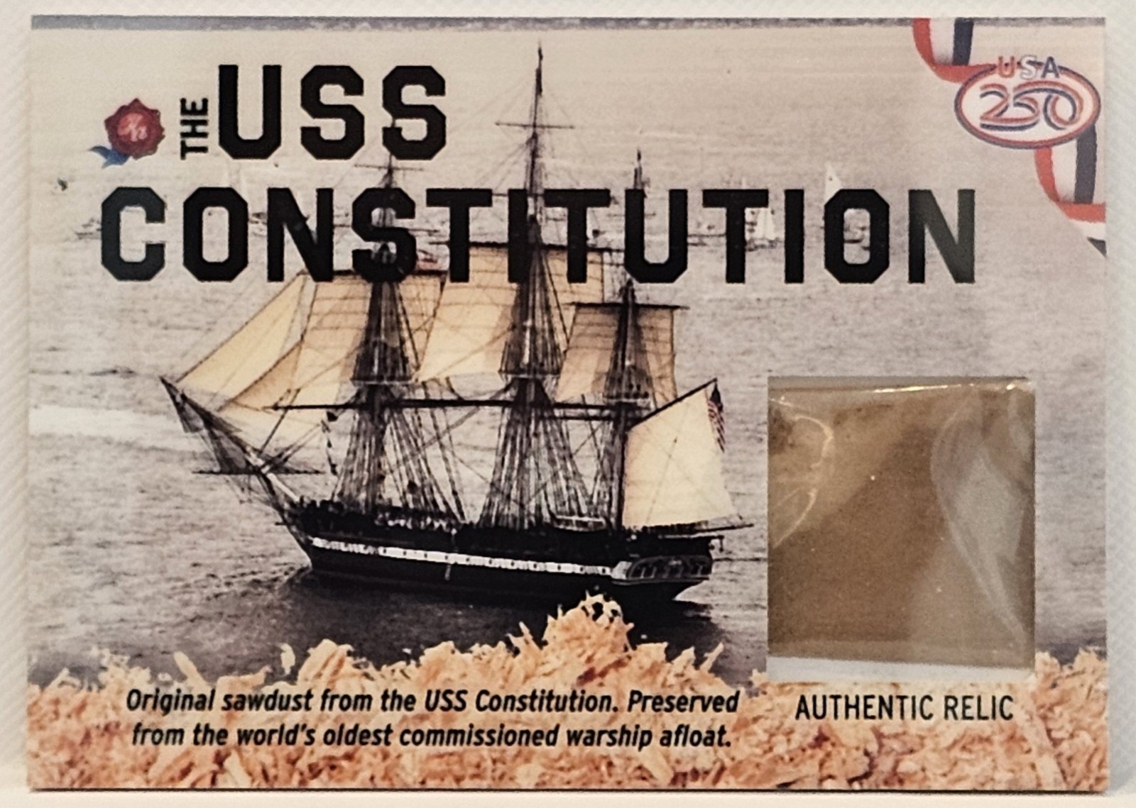 🔥2026 Historic Autographs 250th Military Part 1 USS Constitution Relic Card🔥 🔥2026 Historic Autographs 250th Military Part 1 USS Constitution Relic Card🔥