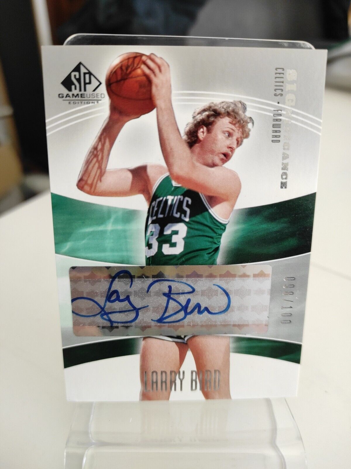 2004-05 SP Game Used SIGNIFICANCE #LA Larry Bird 98/100