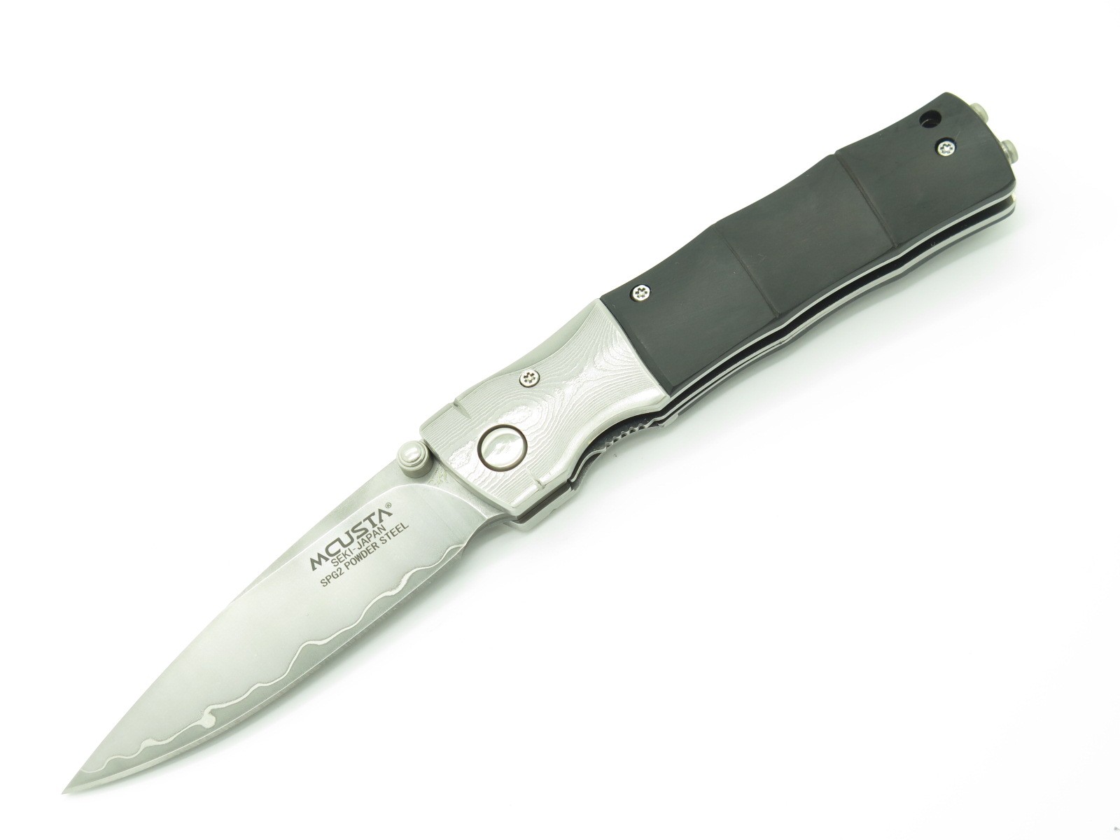 Mcusta Seki Japan MC-0146G Black Bamboo San Mai SPG2 Gent Folding Pocket Knife Mcusta Seki Japan MC-0146G Black Bamboo San Mai SPG2 Gent Folding Pocket Knife