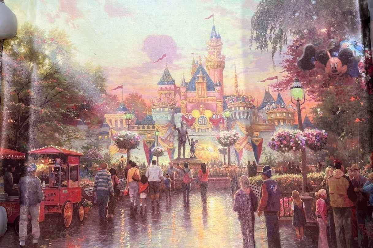 RARE Vintage Art of Disney Walt’s Vision Canvas Print Walt Mickey Parks 36x24 RARE Vintage Art of Disney Walt’s Vision Canvas Print Walt Mickey Parks 36x24