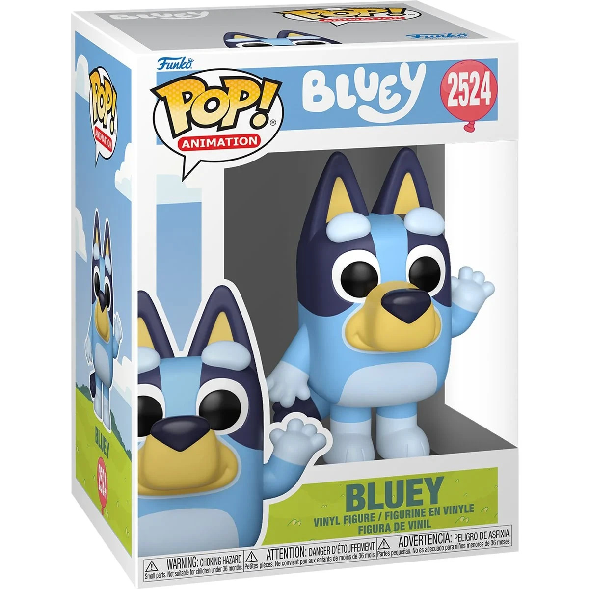 Funko Pop Bluey Waving Vinyl Figure #2524 - Specialty Funko Pop Bluey Waving Vinyl Figure #2524 - Specialty