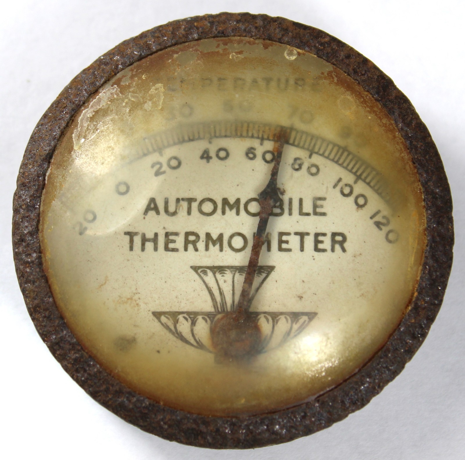1930's Visor Hudson Automobile Thermometer - Rat Rod - Vintage - READ 1930's Visor Hudson Automobile Thermometer - Rat Rod - Vintage - READ
