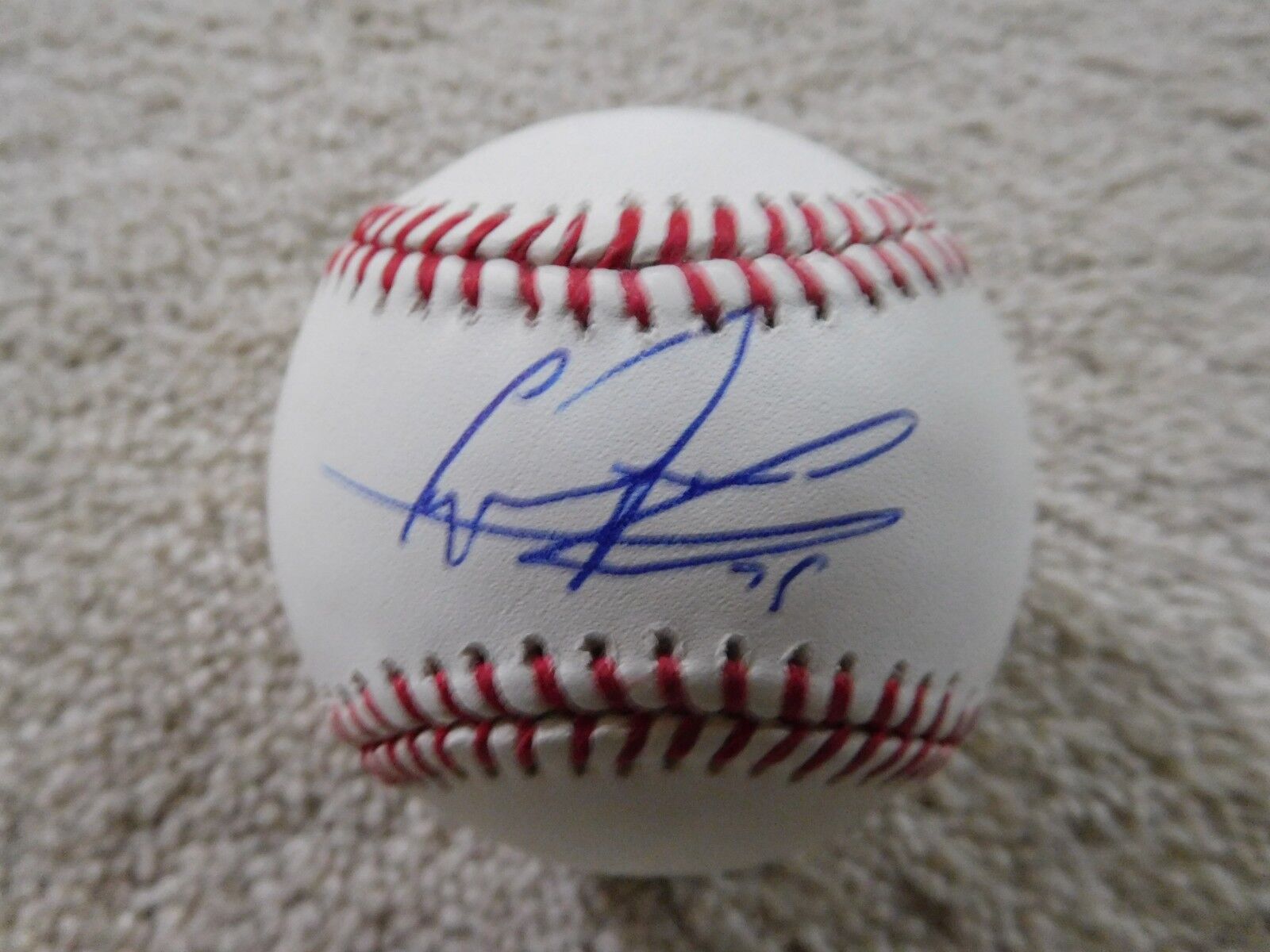 Gregory Polanco Auto Autographed Signed OMLB Ball Baseball Pittsburgh Pirates