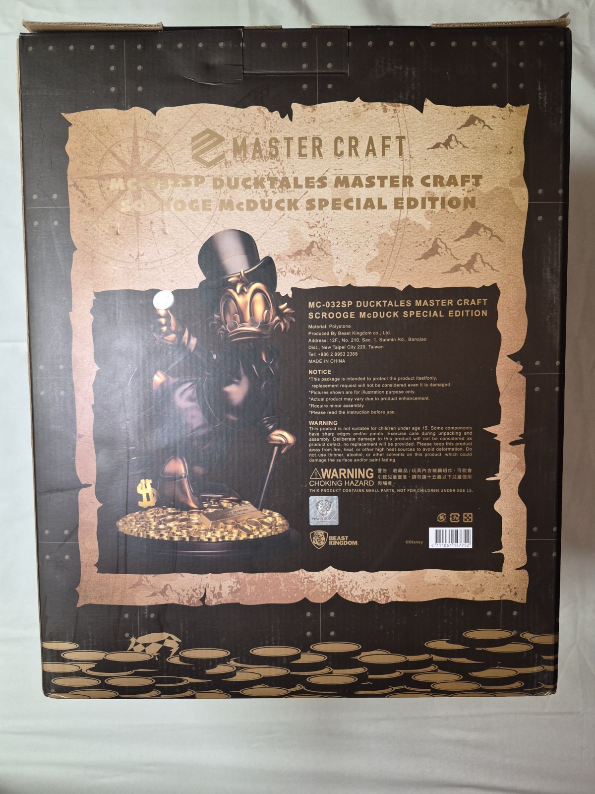 Beast Kingdom Disney DuckTales Master Craft Scrooge McDuck Special Edition 2021