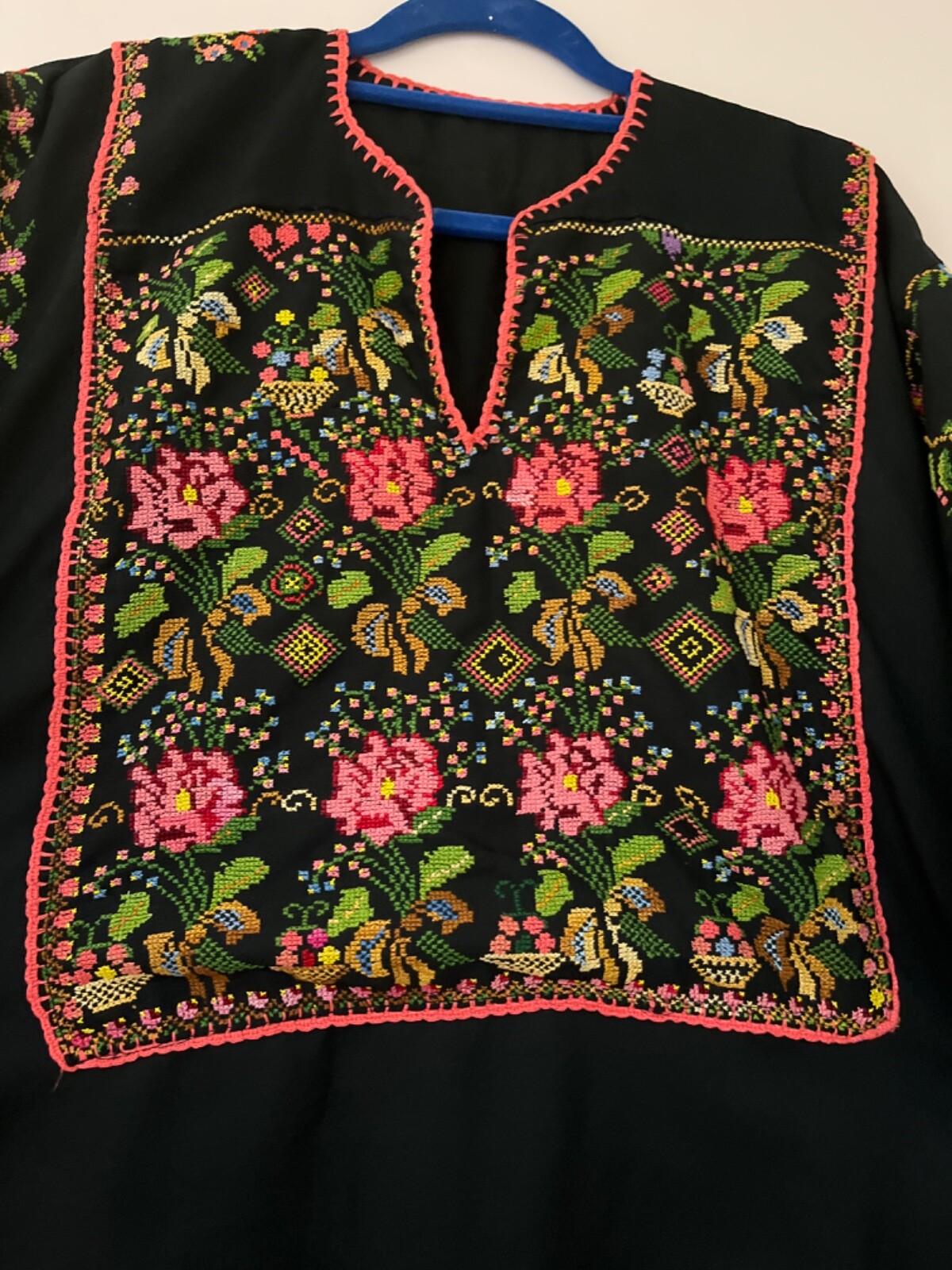 Vintage ethnic Bedouin dress Hand embroidered Vintage ethnic Bedouin dress Hand embroidered