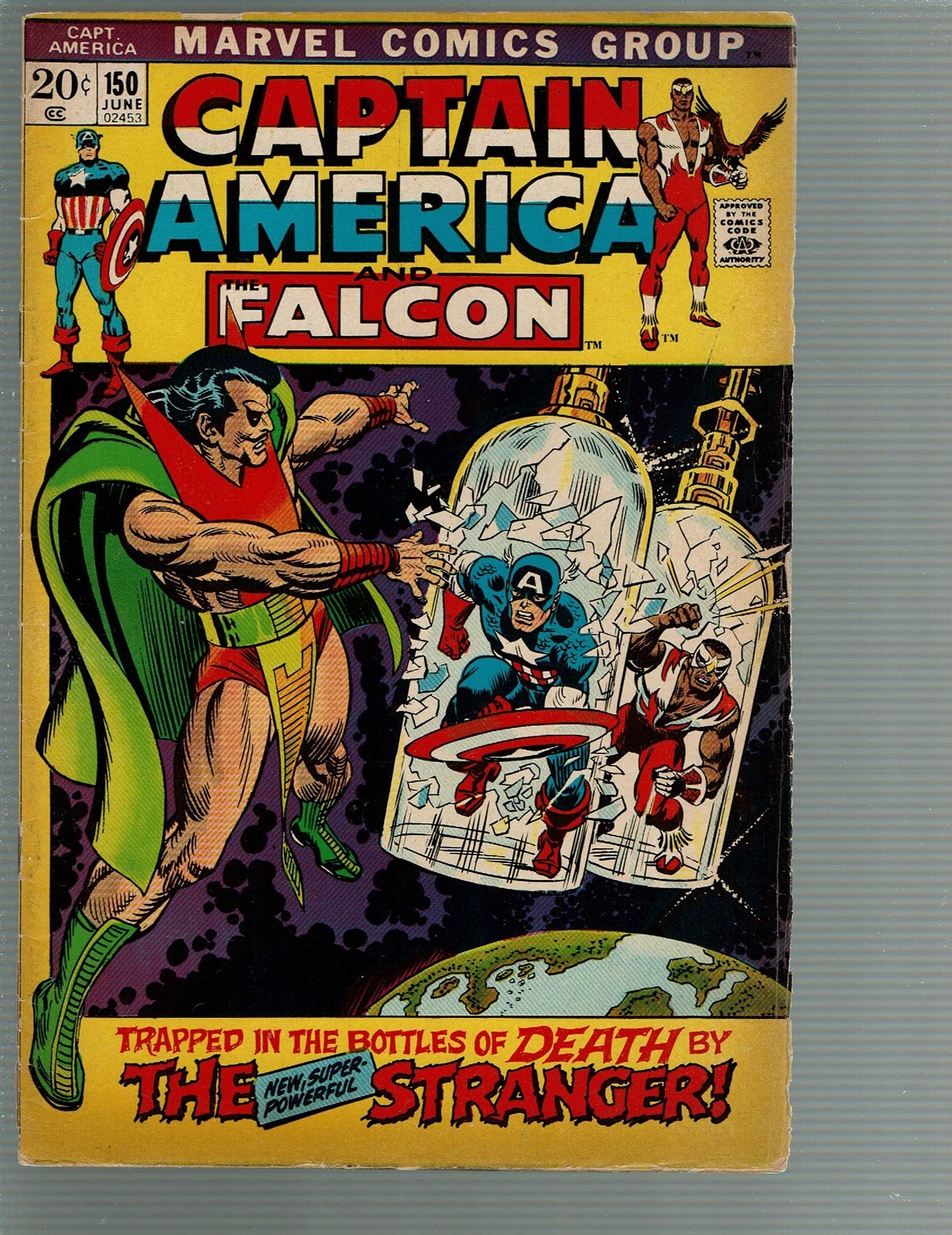 Captain America 150 The Stranger Strikes F/F+ Captain America 150 The Stranger Strikes F/F+