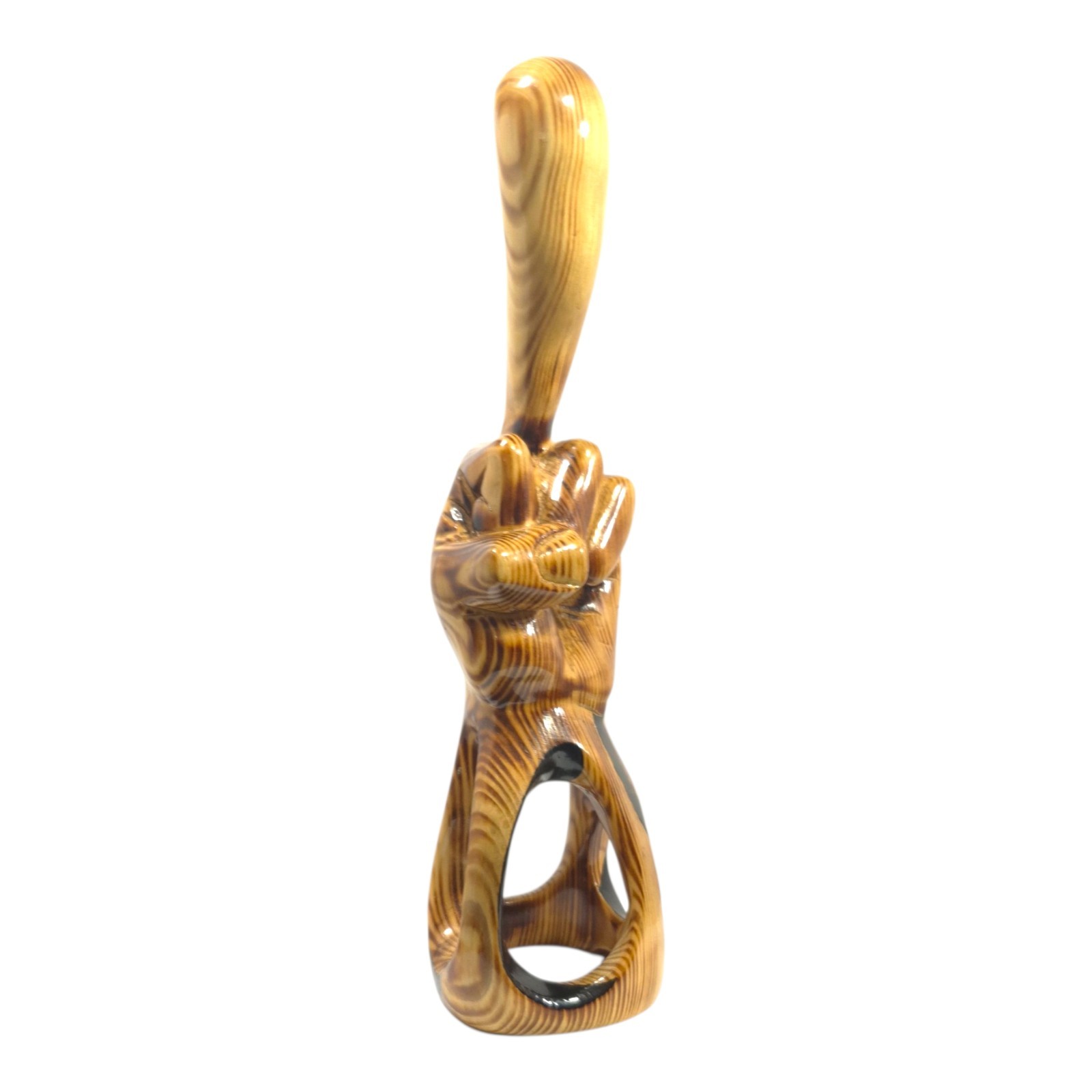 HandCarved Wooden Hand Sculpture pine Wood 14\ HandCarved Wooden Hand Sculpture pine Wood 14\