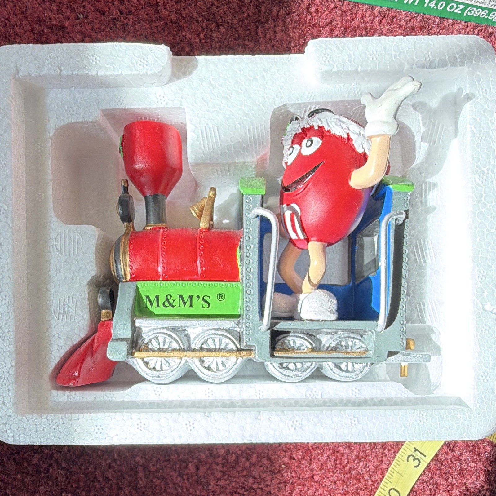 Department 56 M&M's Red M&M Christmas Express Train Figurine 2008 Boxed