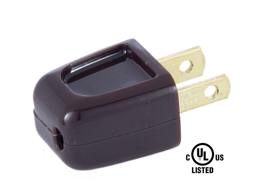 BROWN Quick-connect Plug Polarized for SPT-2 wire LAMP PART BROWN Quick-connect Plug Polarized for SPT-2 wire LAMP PART