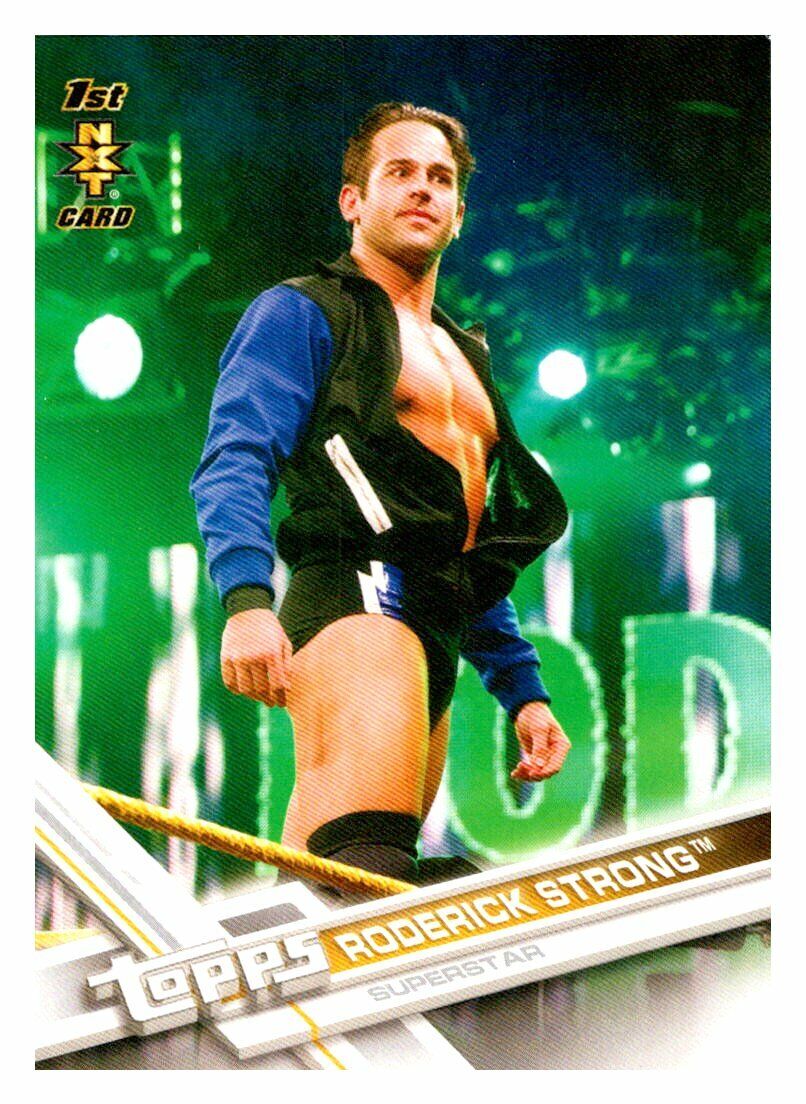 RODERICK STRONG NXT 2017 WWE Topps Trading Card WWF B120