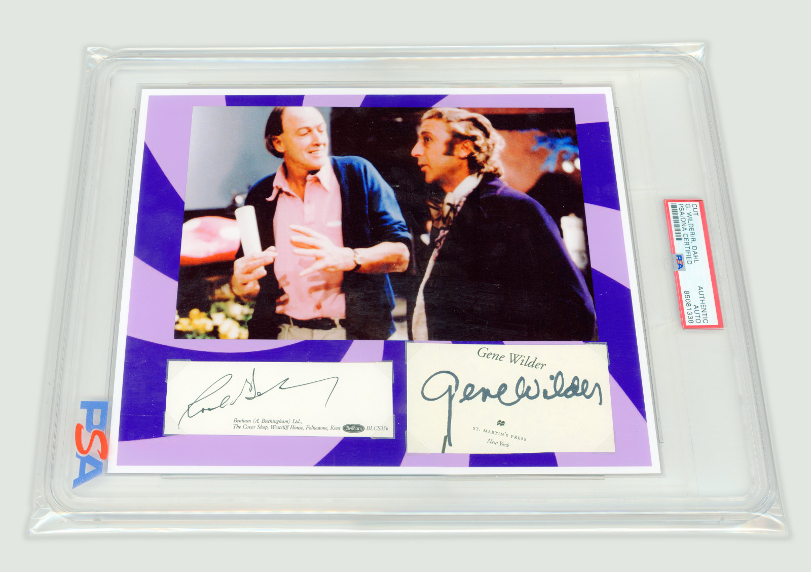 Gene Wilder & Roald Dahl ~ Signed Willy Wonka & The Chocolate Factory ~ PSA DNA
