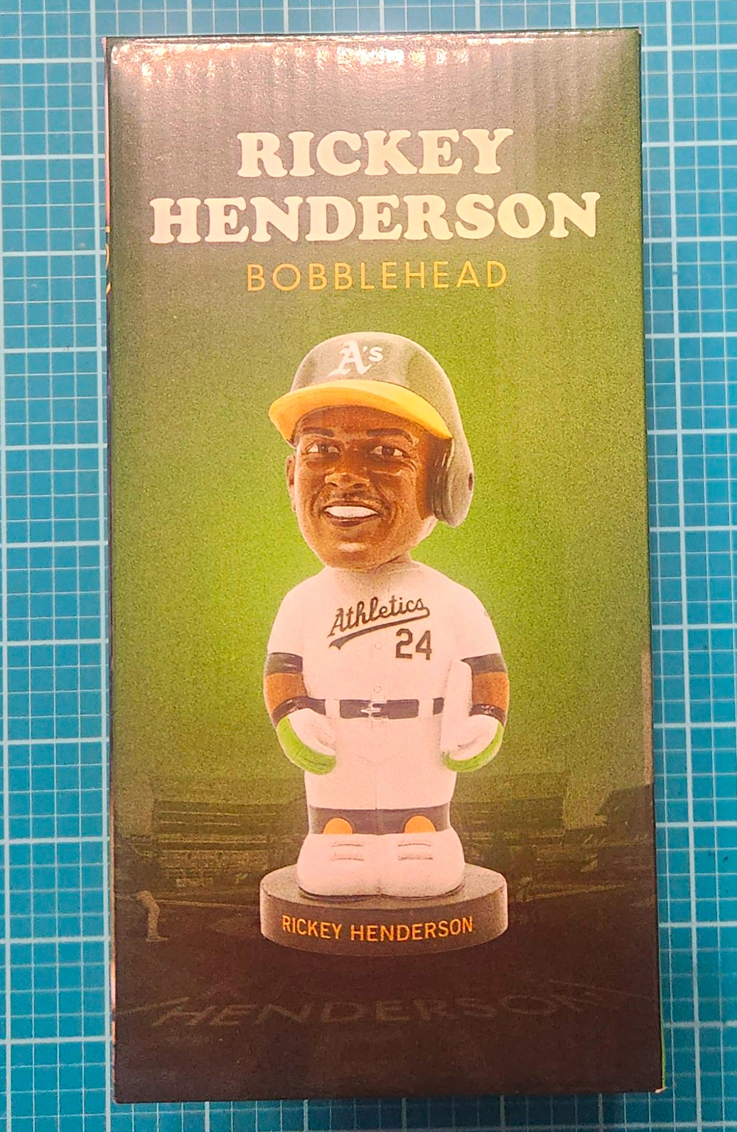 BDA Sports Rickey Henderson HOF Oakland Athletics #24 Baseball Bobblehead 2024