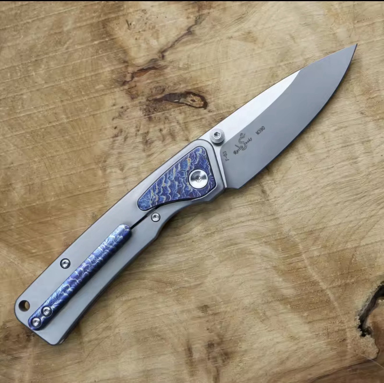 Lemifshe Rattlesnake Mini F03 M390 Steel Blade EDC Lemifshe Rattlesnake Mini F03 M390 Steel Blade EDC